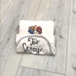 Set of two Brandy Melville tees